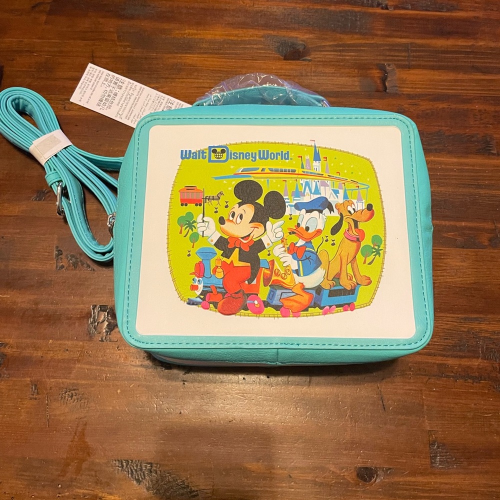 NWT Lunchbox Loungefly Disney Vault Crossbody Bag Mickey & Country Bears